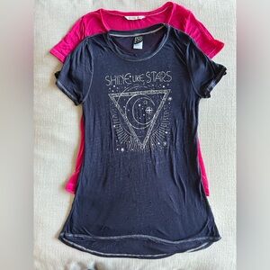 Modern Lux Blue ‘Shine Like Stars' Tee & Old Navy Pink Tee